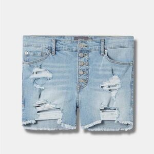 Torrid Boyfriend Vintage Stretch Midrise Shorts